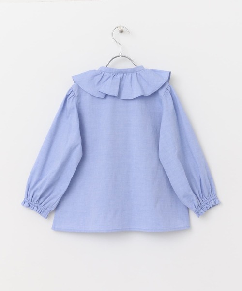URBAN RESEARCH DOORS（アーバンリサーチドアーズ）の「フリルカラーブラウス(KIDS)（シャツ/ブラウス・キッズ・オフホワイト/ブルー系その他・120/105/135）」の20枚目の写真