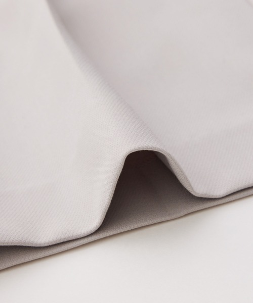 VIS（ビス）の「【洗える・防シワ】美easy裏起毛ワイドパンツ（スラックス・レディース・チャコールグレー/ライトグレー/ライトグリーン・SS/S/M）」の20枚目の写真