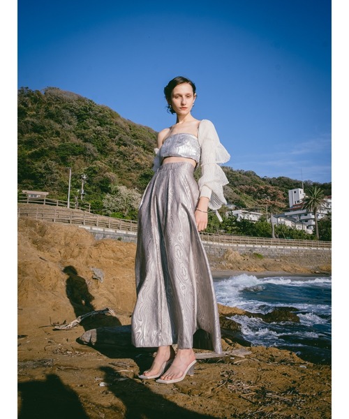 sahara（サハラ）の「Marble Jacquard Bandeau/マーブルジャ