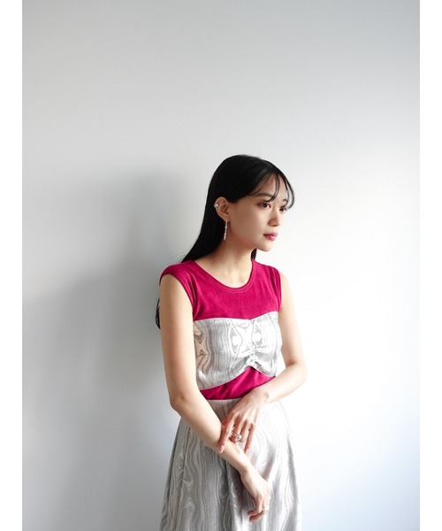sahara（サハラ）の「Marble Jacquard Bandeau/マーブルジャ