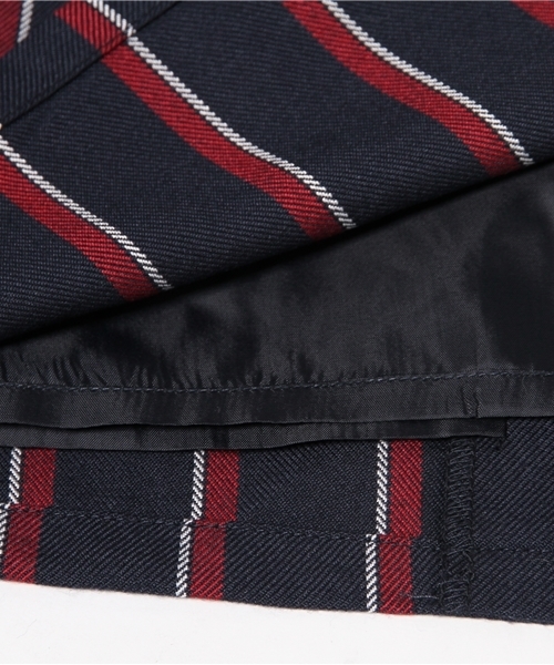 E hyphen world gallery（イーハイフンワールドギャラリー）の「・レジメンタルストライプTRタイトスカート（スカート・レディース・ベージュ/ネイビー/グレー・FREE）」の13枚目の写真