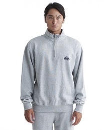 DNA HALF ZIP SWEAT/クイックシルバールーズフィットワンポイントグラフィックハーフZIPトレーナー