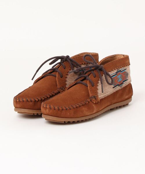 Minnetonka(ミネトンカ)の「【MINNETONKA/ミネトンカ】 ELPASO エルパソブーツ BOOTS(パンプス・レディース・ブラック/ブラウン・5)」の2枚目の写真