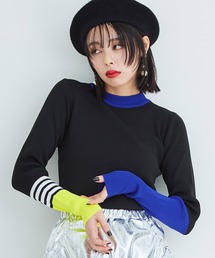 Narcissus | 【SINN】Narcissusオリジナル  カラーMIXリブトップス(ニット/セーター)