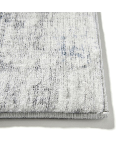 【セール】リッチファープリントラグ グランジ S 1400×1000 グレー（ラグ/マット）｜Francfranc（フランフラン）