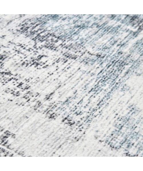 【セール】リッチファープリントラグ グランジ S 1400×1000 グレー（ラグ/マット）｜Francfranc（フランフラン）