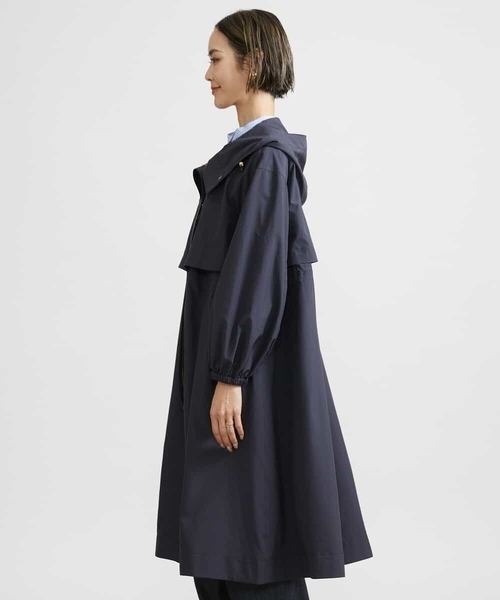 MICHEL KLEIN（ミッシェル・クラン）の「パウダリーソフトロングコート（ブルゾン・レディース・ネイビー/アイボリー・40/38）」の20枚目の写真