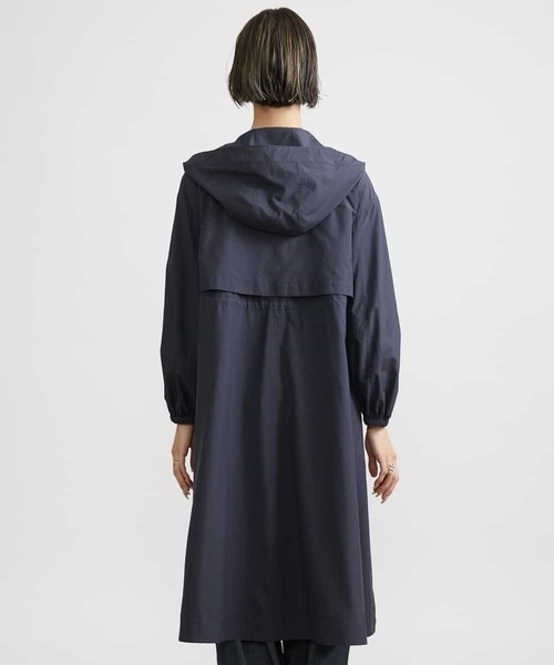 MICHEL KLEIN（ミッシェル・クラン）の「パウダリーソフトロングコート（ブルゾン・レディース・ネイビー/アイボリー・40/38）」の21枚目の写真