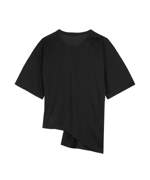 JNBY（ジェーエヌビーワイ）の「Pleated-waist Cropped T-Shirt / Tシャツ（Tシャツ/カットソー・レディース・ホワイト/ブラック・40/38/36）」の10枚目の写真