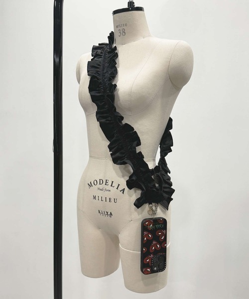 PICCIN（ピッチン）の「フリルスマホショルダー（スマホグッズ・レディース・ホワイト/ブラック・FREE）」の12枚目の写真