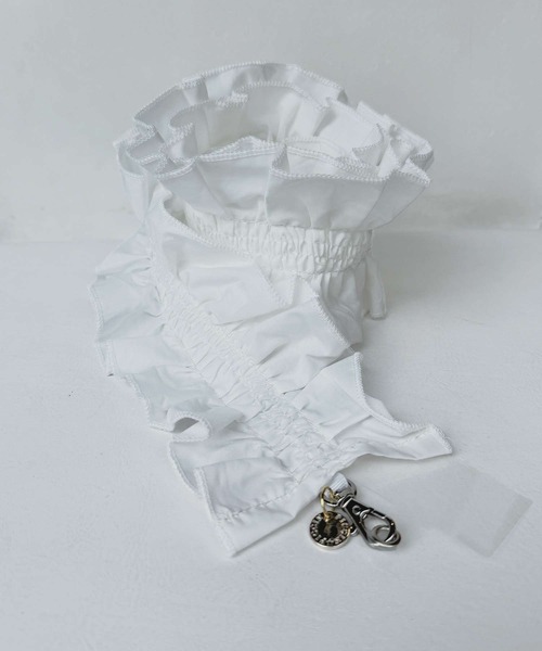 PICCIN（ピッチン）の「フリルスマホショルダー（スマホグッズ・レディース・ホワイト/ブラック・FREE）」の5枚目の写真