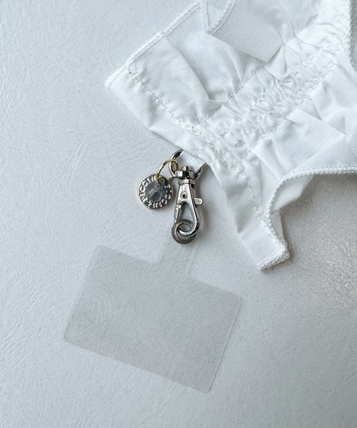 PICCIN（ピッチン）の「フリルスマホショルダー（スマホグッズ・レディース・ホワイト/ブラック・FREE）」の7枚目の写真