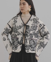 Libra Cue | リバーシブルキルティングジャケット(ノーカラージャケット)