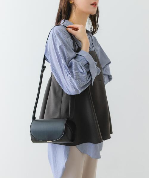 RODE SKO（ロデスコ）の「ラウンドフラップショルダーバッグ（ショルダーバッグ・レディース・グレー系その他/ブラック・ONE）」の7枚目の写真