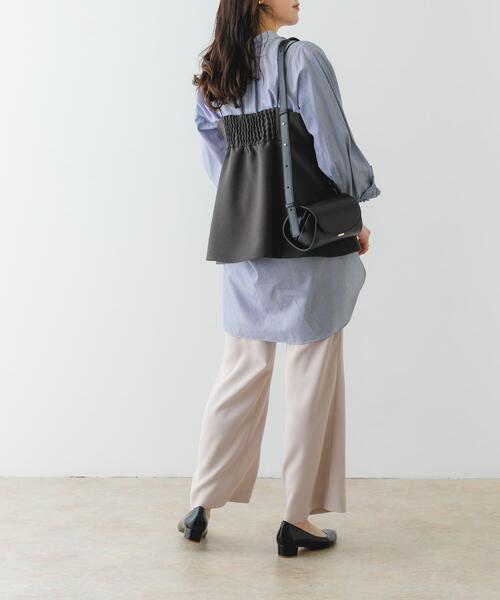 RODE SKO（ロデスコ）の「ラウンドフラップショルダーバッグ（ショルダーバッグ・レディース・グレー系その他/ブラック・ONE）」の10枚目の写真