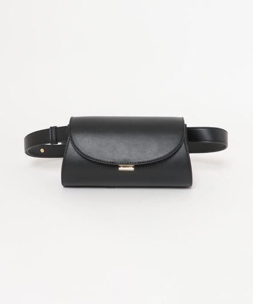 RODE SKO（ロデスコ）の「ラウンドフラップショルダーバッグ（ショルダーバッグ・レディース・グレー系その他/ブラック・ONE）」の12枚目の写真