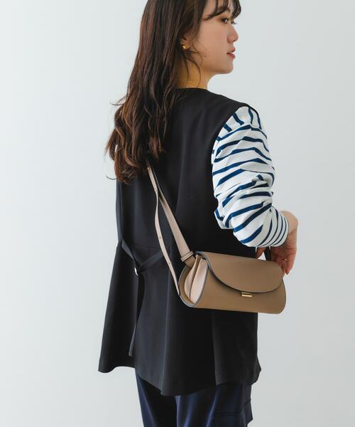 RODE SKO（ロデスコ）の「ラウンドフラップショルダーバッグ（ショルダーバッグ・レディース・グレー系その他/ブラック・ONE）」の19枚目の写真