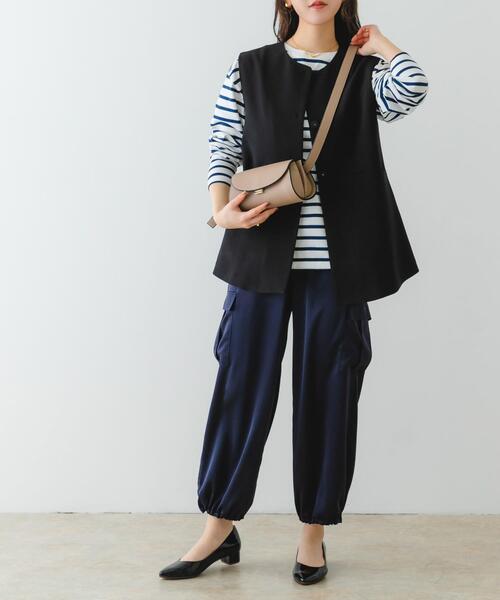 RODE SKO（ロデスコ）の「ラウンドフラップショルダーバッグ（ショルダーバッグ・レディース・グレー系その他/ブラック・ONE）」の20枚目の写真