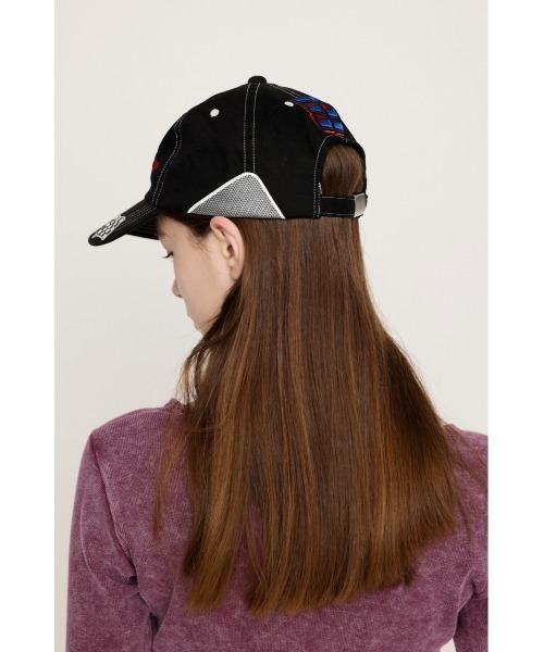 SLY（スライ）の「EMBROIDERY RACING CAP（キャップ・レディース・オレンジ/ブラック・FREE）」の19枚目の写真