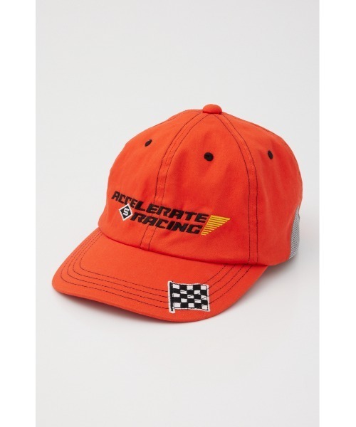 SLY（スライ）の「EMBROIDERY RACING CAP（キャップ・レディース・オレンジ/ブラック・FREE）」の20枚目の写真