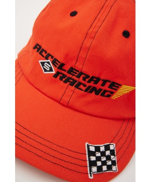 SLY（スライ）の「EMBROIDERY RACING CAP（キャップ・レディース・オレンジ/ブラック・FREE）」の13枚目の写真