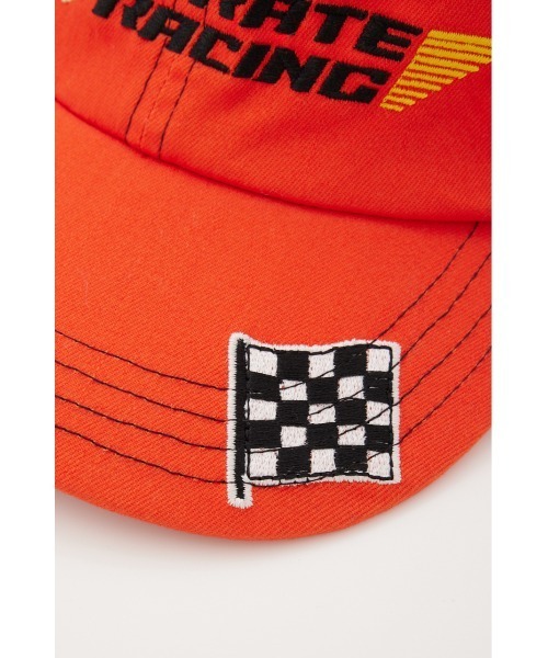 SLY（スライ）の「EMBROIDERY RACING CAP（キャップ・レディース・オレンジ/ブラック・FREE）」の15枚目の写真
