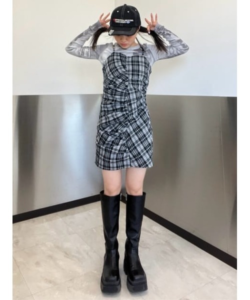 SLY（スライ）の「EMBROIDERY RACING CAP（キャップ・レディース・オレンジ/ブラック・FREE）」の10枚目の写真