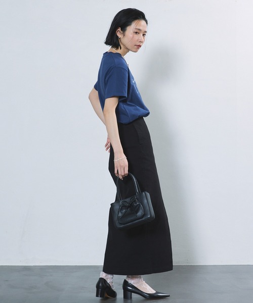 Firsthand（ファーストハンド）の「Firsthand/ファーストハンド ストレッチタイトスカート / センタースリットスカート（スカート・レディース・グレー/ブラック・MEDIUM/SMALL）」の11枚目の写真