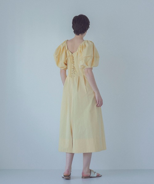 開店祝い セール】VENIT / cotton linen washer dress(コットンリネン ワンピース