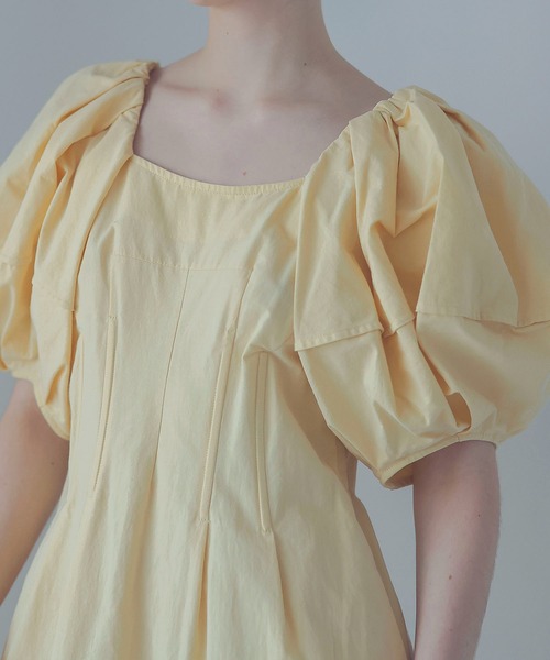 セール】VENIT / cotton linen washer dress(コットンリネン