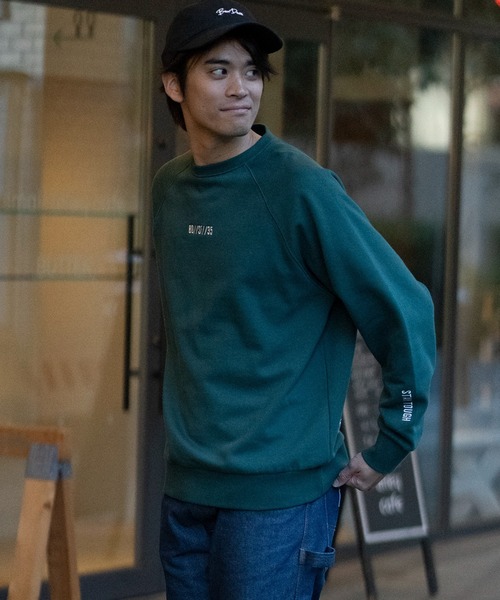 BEN DAVIS(ベンデイビス)の「《BEN DAVIS》SWEAT CREW(スウェット・メンズ・オフホワイト/ブラック/グリーン・SMALL/MEDIUM/LARGE/X-LARGE)」の3枚目の写真