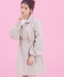 LANTINAM（ランティナム）の「ハーフジップフーディワンピース（ワンピース）」