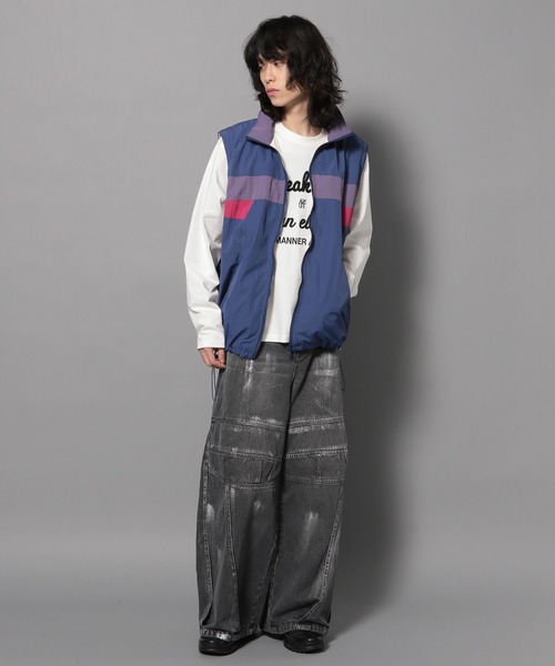 Anui（アニュイ）の「【UNISEX/2サイズ展開】アートロゴロンT（Tシャツ/カットソー・レディース・ネイビー/オフホワイト/ブラック・MEDIUM/LARGE）」の12枚目の写真