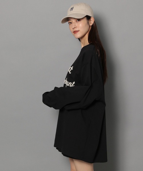 Anui（アニュイ）の「【UNISEX/2サイズ展開】アートロゴロンT（Tシャツ/カットソー・レディース・ネイビー/オフホワイト/ブラック・MEDIUM/LARGE）」の18枚目の写真