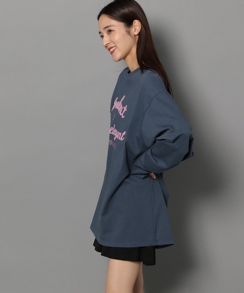 Anui（アニュイ）の「【UNISEX/2サイズ展開】アートロゴロンT（Tシャツ/カットソー・レディース・ネイビー/オフホワイト/ブラック・MEDIUM/LARGE）」の22枚目の写真