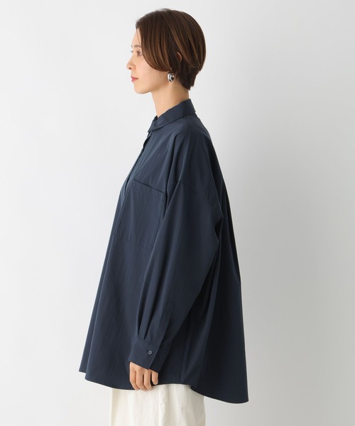 LEPSIM（レプシィム）の「ワイドBIGシャツ　108030（シャツ/ブラウス・レディース・ブルー/オフホワイト/ネイビー/ピンク・FREE）」の14枚目の写真