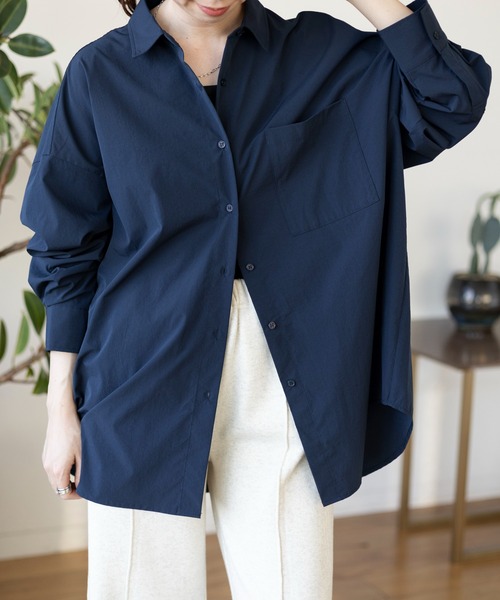 LEPSIM（レプシィム）の「ワイドBIGシャツ 108030（シャツ/ブラウス