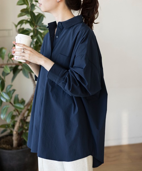 LEPSIM（レプシィム）の「ワイドBIGシャツ 108030（シャツ/ブラウス