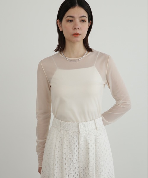 【セール】シアーインナー（Tシャツ/カットソー）｜JILL STUART（ジルスチュアート）