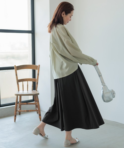 GLOBAL WORK（グローバルワーク）の「シアークロップドシャツ長袖