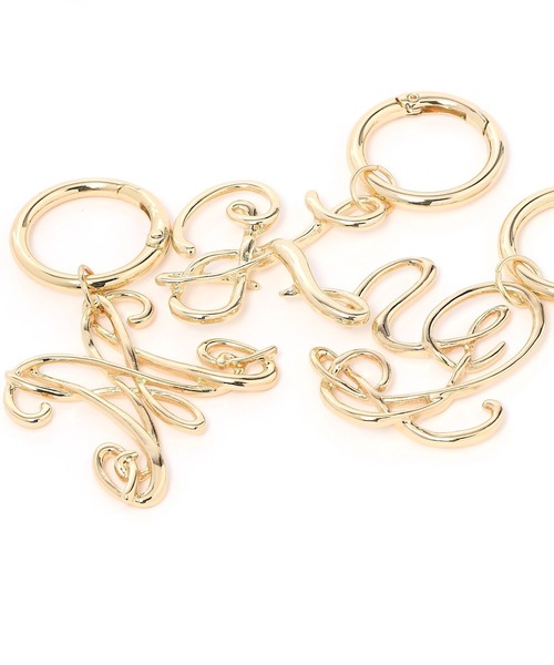 GLOBAL WORK（グローバルワーク）の「マルチイニシャルチャーム/110658（チャーム・レディース・ゴールド系/シルバー系1/シルバー系/ゴールド系2/シルバー系2/ゴールド系1・FREE）」の9枚目の写真