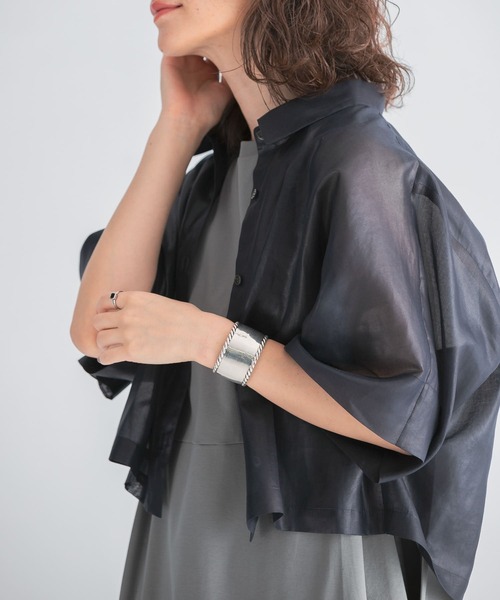 PHILIPPE AUDIBERT（フィリップ オーディベール）の「PHILIPPE AUDIBERT　Cesar rigid bracelet（ブレスレット・レディース・シルバー・-）」の3枚目の写真