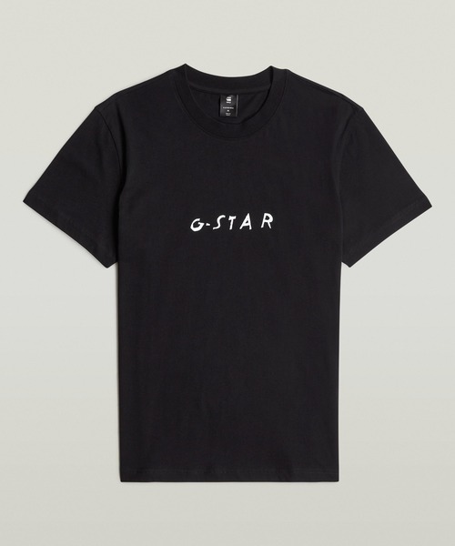 送料込★G-Star★Text Back Gr Tシャツ セール】BACK GRAPHIC ARCH T-SHIRT/バックプリントアーチロゴT