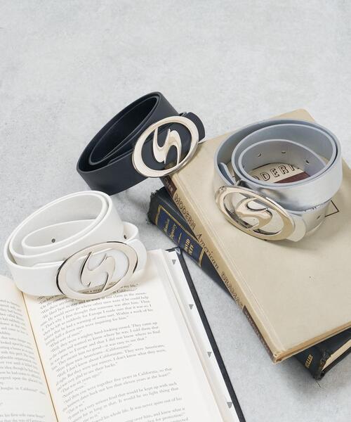 WEGO(ウィゴー)の「WEGO/BIGバックルベルト(ベルト・レディース・ブラック/シルバー/ホワイト・FREE)」の6枚目の写真