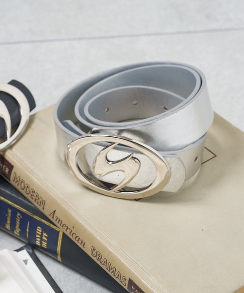 WEGO(ウィゴー)の「WEGO/BIGバックルベルト(ベルト・レディース・ブラック/シルバー/ホワイト・FREE)」の3枚目の写真