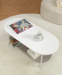 emesuelee(エメスーリー)のティッシュ収納付きテーブル(家具)