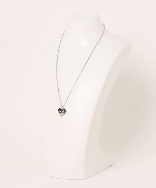 SPINNS(スピンズ)の「ハートモチーフ チェーンネックレス(ネックレス・メンズ・シルバー・ONESIZE)」の3枚目の写真
