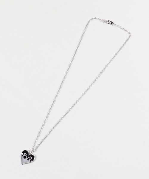SPINNS(スピンズ)の「ハートモチーフ チェーンネックレス(ネックレス・メンズ・シルバー・ONESIZE)」の6枚目の写真