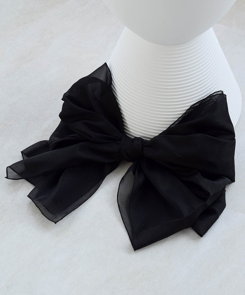 utatane（ウタタネ）の「飾り帯 オーガンジー プチ兵児帯（和装小物・レディース・ライトブルー/ミント/クリーム/マスタード/ネイビー/オフホワイト/スモークピンク/ワイン/グレー/ブラック/イエロー/グリーン・FREE）」の17枚目の写真