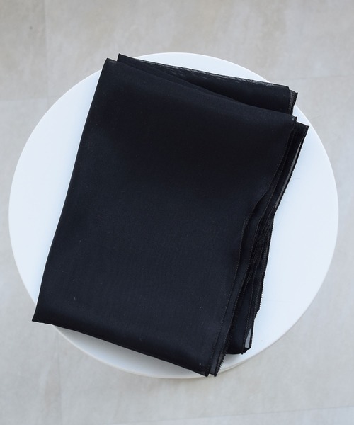 utatane（ウタタネ）の「飾り帯 オーガンジー プチ兵児帯（和装小物・レディース・ライトブルー/ミント/クリーム/マスタード/ネイビー/オフホワイト/スモークピンク/ワイン/グレー/ブラック/イエロー/グリーン・FREE）」の18枚目の写真